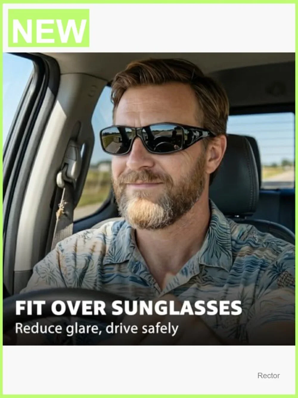 Polarized Fit Over Glasses Sunglasses 2 Pack UV Protection Wrap Around